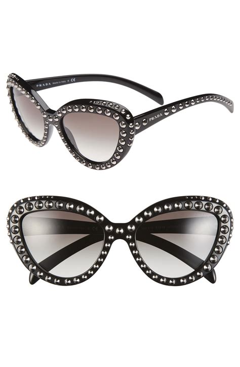 prada cat eye glasses 2018|prada cat eye studded sunglasses.